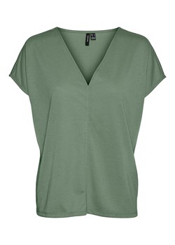 Vero Moda Koszulka w kolorze zielonym ze sklepu Limango Polska w kategorii Bluzki damskie - zdjęcie 173578772