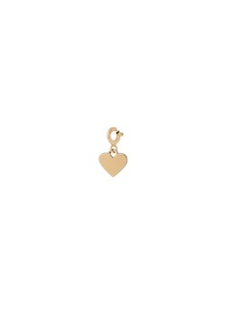 charms z sercem srebrny pozłacany ze sklepu ANIA KRUK w kategorii Charmsy - zdjęcie 173578940