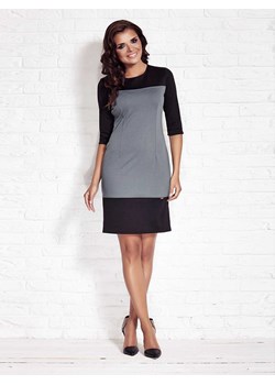 Awama Sukienka w kolorze szaroniebiesko-czarnym ze sklepu Limango Polska w kategorii Sukienki - zdjęcie 173580104