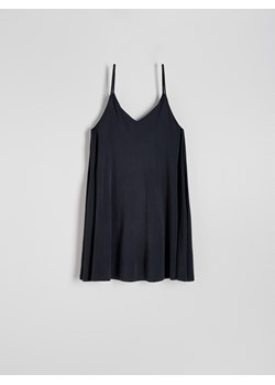 Reserved - Sukienka z modalem - czarny ze sklepu Reserved w kategorii Sukienki - zdjęcie 173582372