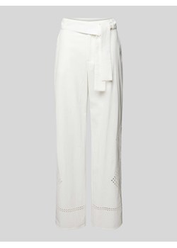 Spodnie z bocznymi,wpuszczanymi kieszeniami model ‘MARLON’ ze sklepu Peek&Cloppenburg  w kategorii Spodnie damskie - zdjęcie 173583931