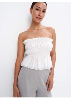 Mohito - Top bez ramiączek - biały ze sklepu Mohito w kategorii Bluzki damskie - zdjęcie 173584630
