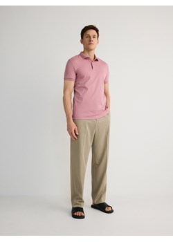 Reserved - Koszulka polo slim - brudny róż ze sklepu Reserved w kategorii T-shirty męskie - zdjęcie 173584913