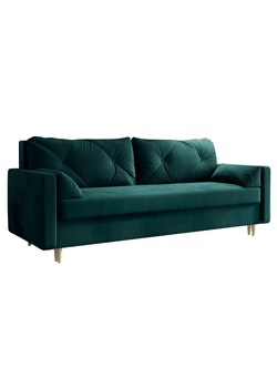 Rozkładana Sofa Z Funkcją Spania Zieleń Morska W7-W59 ze sklepu Edinos.pl w kategorii Sofy i kanapy - zdjęcie 173585321