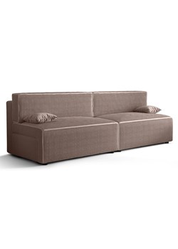 Beżowa rozkładana sofa - Lider 3X ze sklepu Edinos.pl w kategorii Sofy i kanapy - zdjęcie 173585331