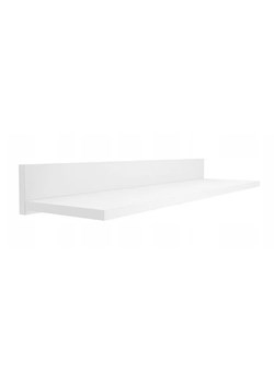 Biała Nowoczesna Półka Ścienna 40 Cm H4-R01 ze sklepu Edinos.pl w kategorii Półki - zdjęcie 173585641