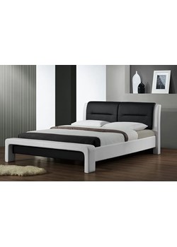 Łóżko biało-czarne Sandres 3X 160x200 ze sklepu Edinos.pl w kategorii Łóżka i materace - zdjęcie 173585910