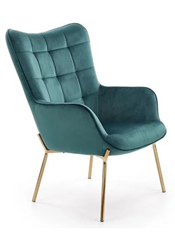 Fotel wypoczynkowy Zefir 3X - ciemna zieleń ze sklepu Edinos.pl w kategorii Fotele - zdjęcie 173586014