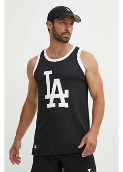 47 brand t-shirt MLB Los Angeles Dodgers męski kolor czarny BB012PMFKXZ609483JK ze sklepu ANSWEAR.com w kategorii T-shirty męskie - zdjęcie 173586542