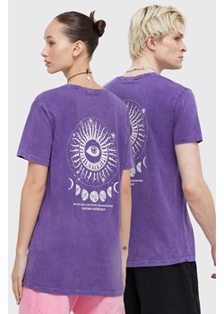 Kaotiko t-shirt bawełniany kolor fioletowy z nadrukiem ze sklepu ANSWEAR.com w kategorii T-shirty męskie - zdjęcie 173586563