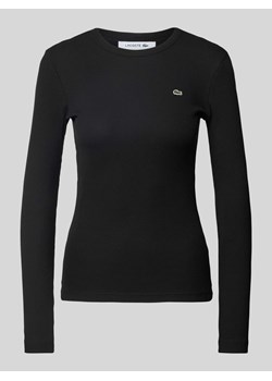 Bluzka z długim rękawem i naszywką z logo ze sklepu Peek&Cloppenburg  w kategorii Bluzki damskie - zdjęcie 173587090