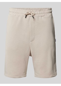 Szorty z dzianiny dresowej z elastycznym pasem ze sklepu Peek&Cloppenburg  w kategorii Spodenki męskie - zdjęcie 173587114