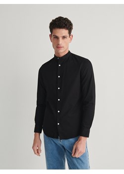 Reserved - Koszula super slim fit ze stójką - czarny ze sklepu Reserved w kategorii Koszule męskie - zdjęcie 173588501