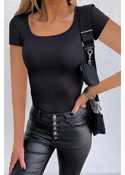 T-shirt LETIDORA BLACK ze sklepu Ivet Shop w kategorii Bluzki damskie - zdjęcie 173589163