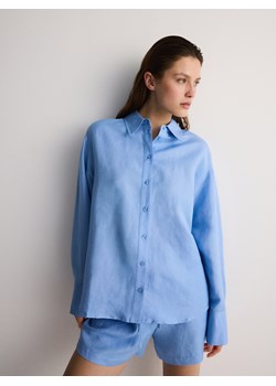 Reserved - Koszula z lnem - jasnoniebieski ze sklepu Reserved w kategorii Koszule damskie - zdjęcie 173590222