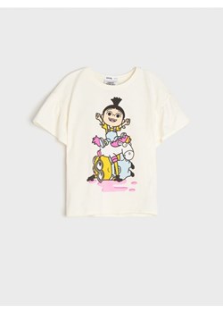 Sinsay - Koszulka Minionki - kremowy ze sklepu Sinsay w kategorii Bluzki dziewczęce - zdjęcie 173590400