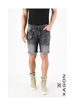 Xagon Szorty "Denim Shorts" | MR 232 | Mężczyzna | Czarny ze sklepu ubierzsie.com w kategorii Spodenki męskie - zdjęcie 173591253
