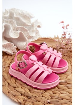 Sandałki Dziecięce Na Rzep Pachnące Różowe ZAXY NN385018 ze sklepu ZAZOO w kategorii Sandały dziecięce - zdjęcie 173592351