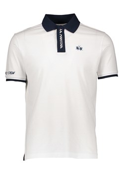 La Martina Koszulka polo w kolorze białym ze sklepu Limango Polska w kategorii T-shirty męskie - zdjęcie 173594421