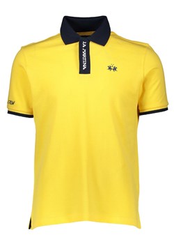 La Martina Koszulka polo w kolorze żółtym ze sklepu Limango Polska w kategorii T-shirty męskie - zdjęcie 173594423