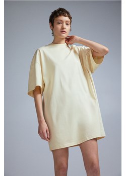 H & M - Sukienka T-shirtowa oversize - Żółty ze sklepu H&M w kategorii Sukienki - zdjęcie 173595210