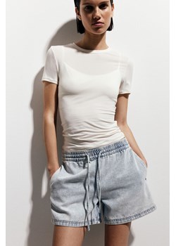 H & M - Dżinsowe szorty bez zapięcia - Niebieski ze sklepu H&M w kategorii Szorty - zdjęcie 173595244