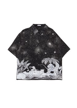 Cropp - Koszula oversize z artystycznym nadrukiem - wielobarwny ze sklepu Cropp w kategorii Koszule męskie - zdjęcie 173597223