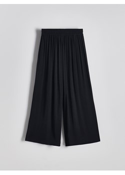 Reserved - Spodnie z szerokimi nogawkami - czarny ze sklepu Reserved w kategorii Spodnie damskie - zdjęcie 173597511