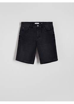 Reserved - Jeansowe szorty regular fit - szary ze sklepu Reserved w kategorii Spodenki męskie - zdjęcie 173597594