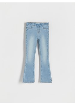 Reserved - Jegginsy flare - niebieski ze sklepu Reserved w kategorii Spodnie dziewczęce - zdjęcie 173597894