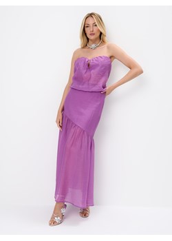 Mohito - Spódnica maxi z lyocellem - fioletowy ze sklepu Mohito w kategorii Spódnice - zdjęcie 173599190