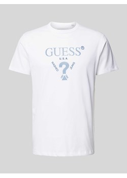 T-shirt z nadrukiem z logo ze sklepu Peek&Cloppenburg  w kategorii T-shirty męskie - zdjęcie 173599734