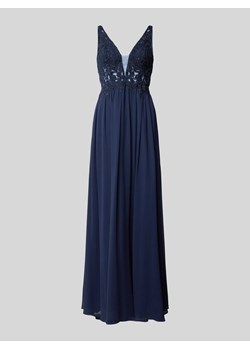 Sukienka wieczorowa obszyta ozdobnymi kamieniami ze sklepu Peek&Cloppenburg  w kategorii Sukienki - zdjęcie 173599782
