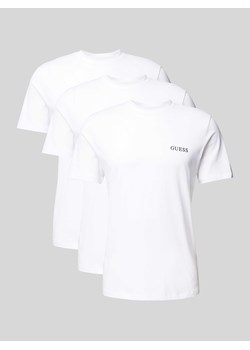 T-shirt z nadrukiem z logo w zestawie 3 szt. ze sklepu Peek&Cloppenburg  w kategorii Podkoszulki męskie - zdjęcie 173599911
