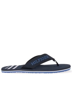 Japonki Tommy Hilfiger Monotype Logo FM0FM05020-DW5 - granatowe ze sklepu streetstyle24.pl w kategorii Klapki męskie - zdjęcie 173600074