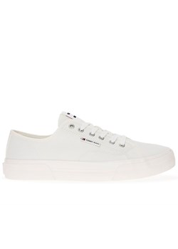 Buty Tommy Hilfiger Lace-Up Canvas EM0EM01365-YBL - białe ze sklepu streetstyle24.pl w kategorii Buty sportowe męskie - zdjęcie 173600112