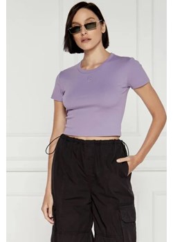 HUGO T-shirt Delanor | Cropped Fit ze sklepu Gomez Fashion Store w kategorii Bluzki damskie - zdjęcie 173600213
