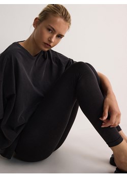 Reserved - Bezszwowe legginsy - czarny ze sklepu Reserved w kategorii Spodnie damskie - zdjęcie 173600992