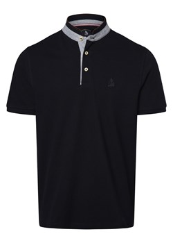 Andrew James Sailing Męska koszulka polo Mężczyźni Bawełna granatowy jednolity ze sklepu vangraaf w kategorii T-shirty męskie - zdjęcie 173601312