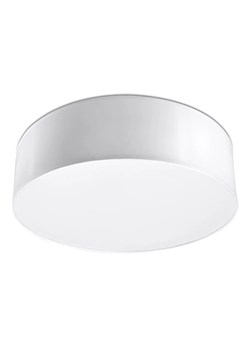 Minimalistyczny plafon do przedpokoju LED E778-Arens - biały ze sklepu Edinos.pl w kategorii Lampy sufitowe - zdjęcie 173601430