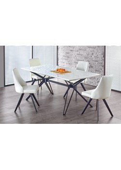 Prostokątny nowoczesny stół z krzesłami - Marboso ze sklepu Edinos.pl w kategorii Zestawy mebli kuchennych - zdjęcie 173601890