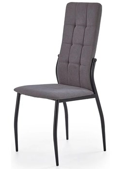 Krzesło pikowane Holden - popielate ze sklepu Edinos.pl w kategorii Krzesła - zdjęcie 173602314