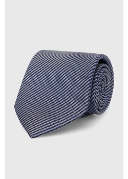 Michael Kors krawat jedwabny kolor granatowy ze sklepu ANSWEAR.com w kategorii Krawaty - zdjęcie 173602614
