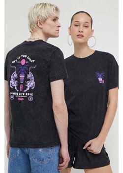 Kaotiko t-shirt bawełniany kolor czarny z nadrukiem ze sklepu ANSWEAR.com w kategorii T-shirty męskie - zdjęcie 173602923