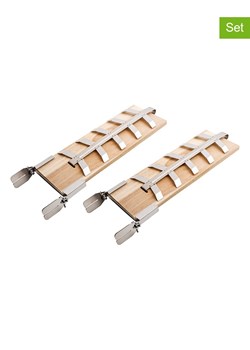Chefware Ruszty (2 szt.) w kolorze jasnobrązowym do pieczenia ryb - 55 x 16,5 cm ze sklepu Limango Polska w kategorii Pozostałe wyposażenie ogrodowe - zdjęcie 173603302
