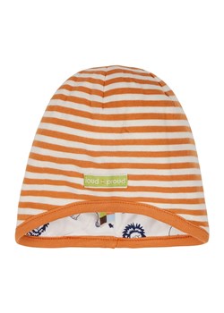 loud + proud Dwustronna czapka w kolorze biało-pomarańczowym ze sklepu Limango Polska w kategorii Czapki dziecięce - zdjęcie 173603412