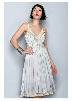 Tarifa Sukienka w kolorze kremowym ze wzorem ze sklepu Limango Polska w kategorii Sukienki - zdjęcie 173603440