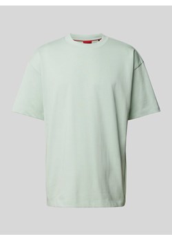 T-shirt z detalem z logo model ‘Dplanitee’ ze sklepu Peek&Cloppenburg  w kategorii T-shirty męskie - zdjęcie 173604004