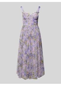 Sukienka koktajlowa o długości do kolan z wyprofilowanymi miseczkami ze sklepu Peek&Cloppenburg  w kategorii Sukienki - zdjęcie 173604034