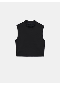 Mohito - Dopasowany top - czarny ze sklepu Mohito w kategorii Bluzki damskie - zdjęcie 173604413